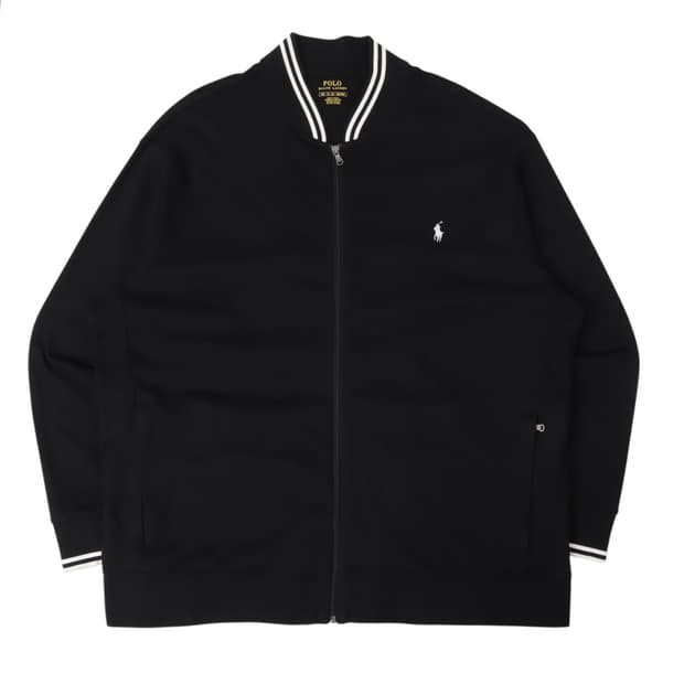폴로 랄프로렌 블랙 코튼 집업 자켓