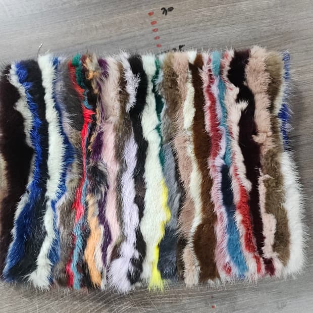 밍크 멀티 컬러 클러치