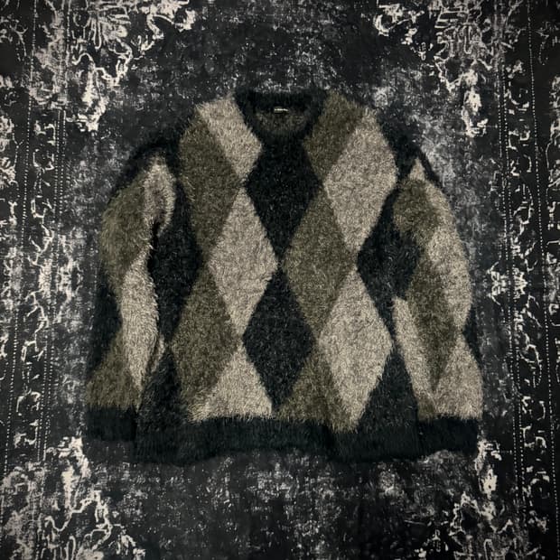 NUMBER (N)INE argyle knit