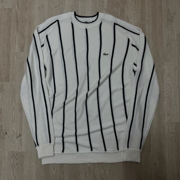 라코스테 남성 스트라이프 니트 XL/105 
