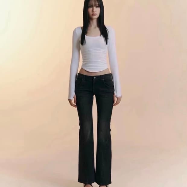 플리즈노팔로우 빈티지 워싱 부츠컷