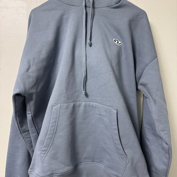 디젤 후드티 틸 블루 M