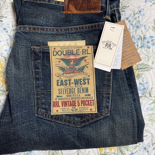 RRL 빈파포 기빈스 32/30 팝니다.