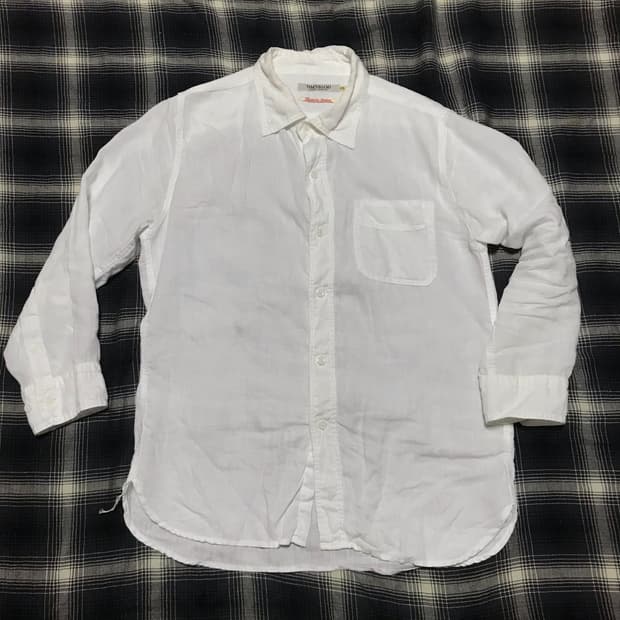 재팬 옴니갓 린넨 화이트 셔츠 3번