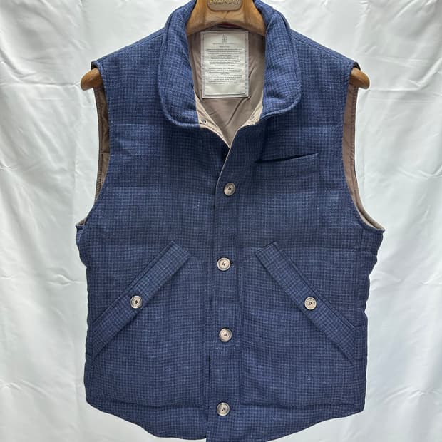 브루넬로쿠치넬리 울 구스다운 베스트 XL(105~110) 민트급 판매