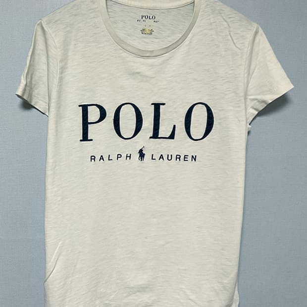 POLO 폴로 랄프로렌 여자 스펠아웃 빅로고 반팔티 캐주얼 M 95 66