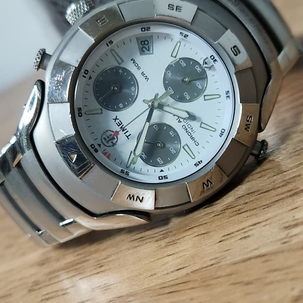 # Timex 타이맥스 익스페디션 인디글로 크로노그래프 시계 급처