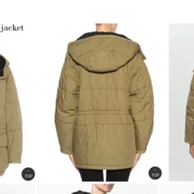 이자벨마랑 푸퍼 패딩 올리브