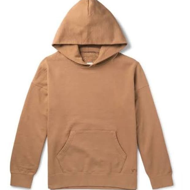 비즈빔 점보 후디 핸드넘버드 루프백 코튼 저지