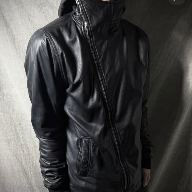 릭 오웬스 2014fw leather jacket