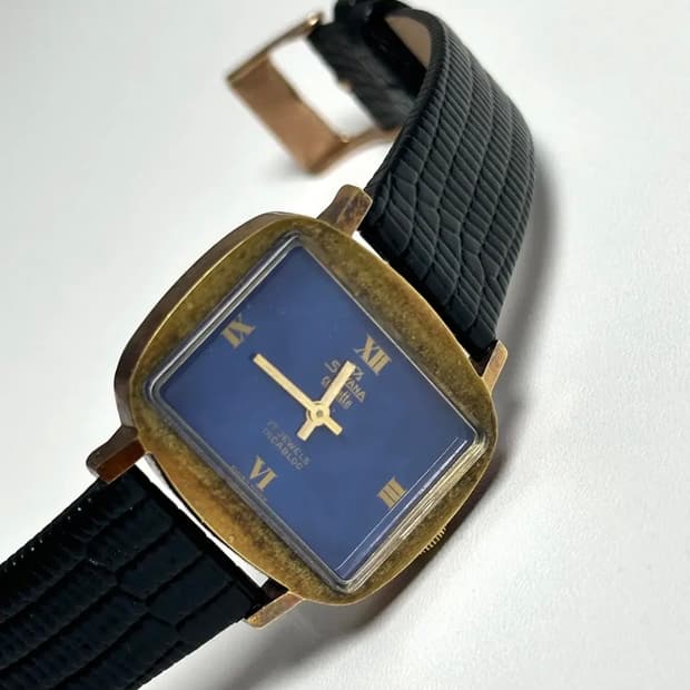 실바나 코르베트 빈티지 스퀘어 워치 청판 빈티지