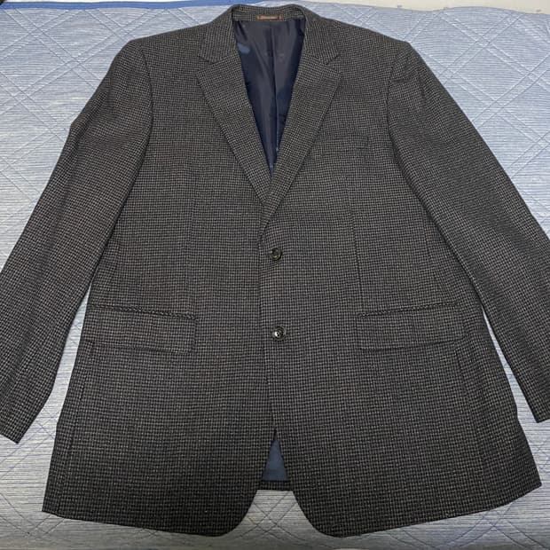 브루노바피 남성 체크 자켓 블레이저