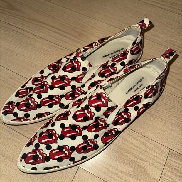 꼼데가르송 옴므플러스 롤링스톤즈 스니커즈 