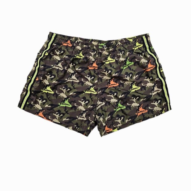 [M] 돈둡(DONDUP) 카모플라쥬 레트로 러닝 스윔 이지 쇼츠