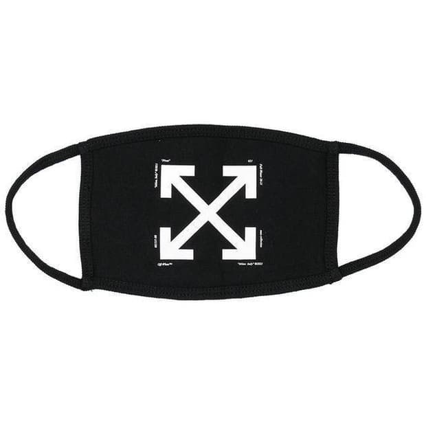 오프화이트 애로우 마스크 블랙