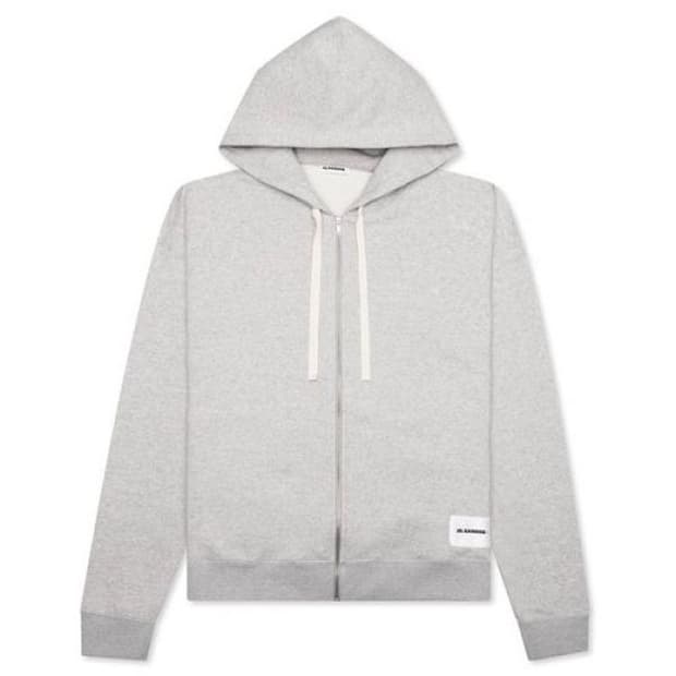 Jilsander hoodie 질샌더 그레이 후드집업