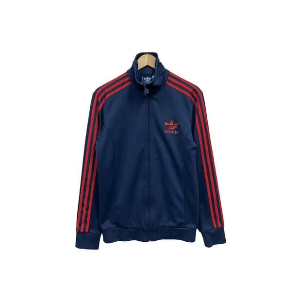 아디다스 유로파 트레포일 네이비 레드 트랙 져지