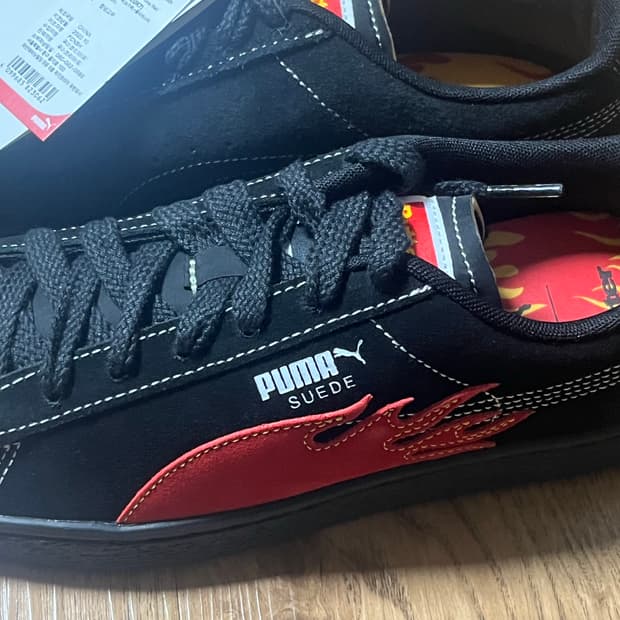 푸마X버터굿즈 플레임 스웨이드 블랙 260mm