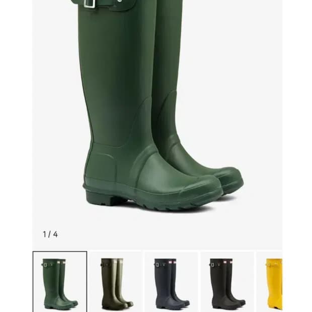 Hunter-women original tall boots(Green)