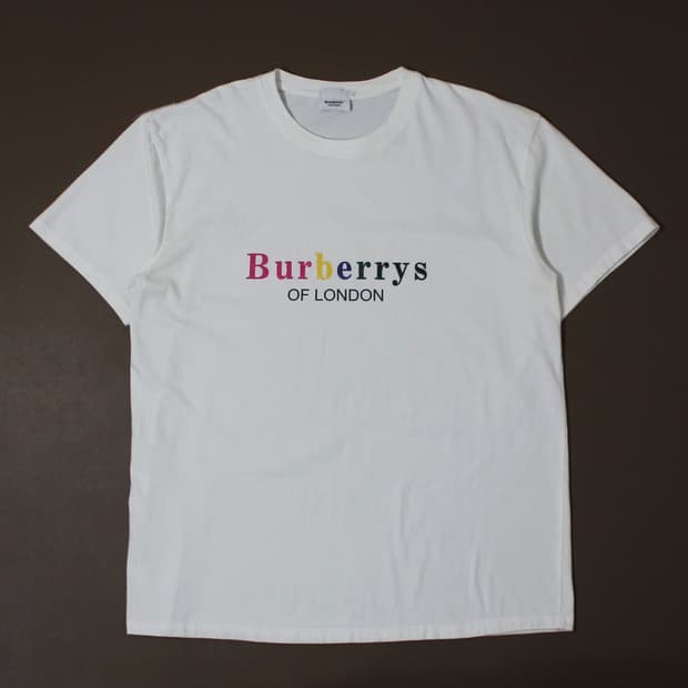Burberry 버버리 레인보우 화이트 반팔