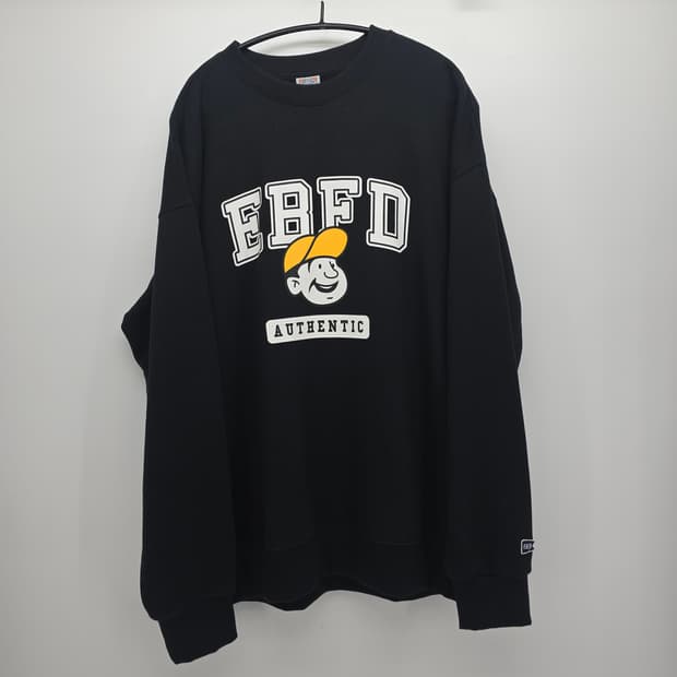 EBFD 캐릭터 맨투맨 블랙