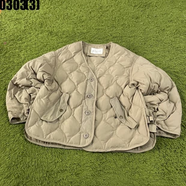 빈티지 퀼팅 다운 자켓