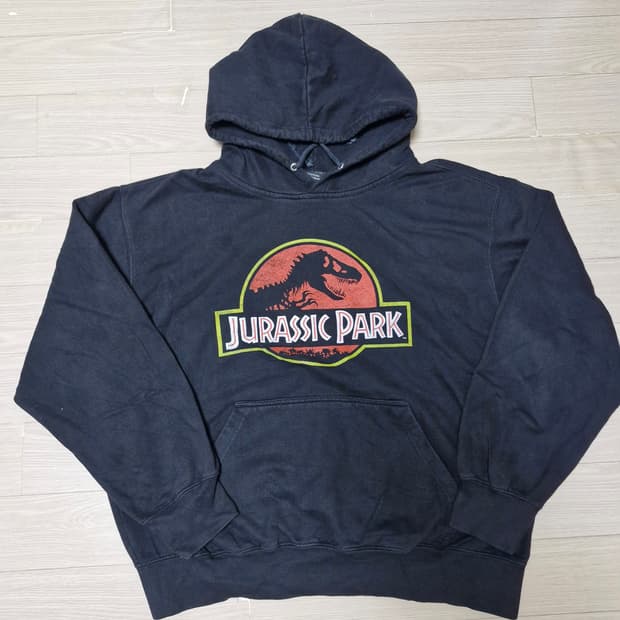 (XL) 00s 빈티지 쥬라기 공원 OG 무비 후드 티셔츠