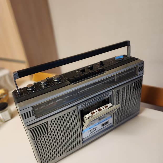 70년대 일본 샤프 빈티지 카세트 플레이어 GF-208ST 