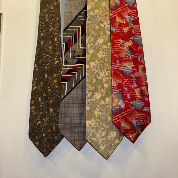 Vintage Patterned Ties