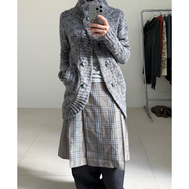 빈티지 쉐입 가디건