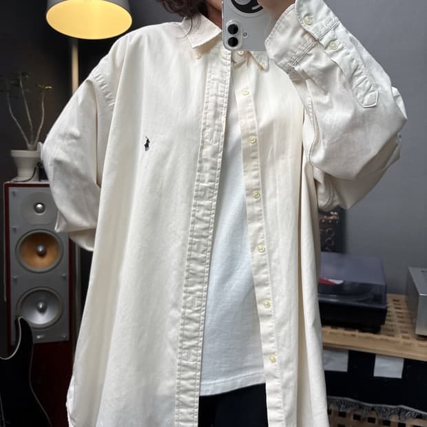 폴로 아이보리 셔츠