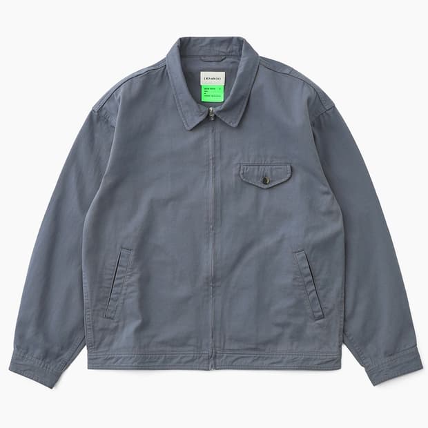 Khakis swing jacket / 카키스 스윙 자켓 페이디드 블루