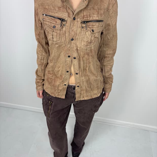 WESTERN SUEDE SHIRT