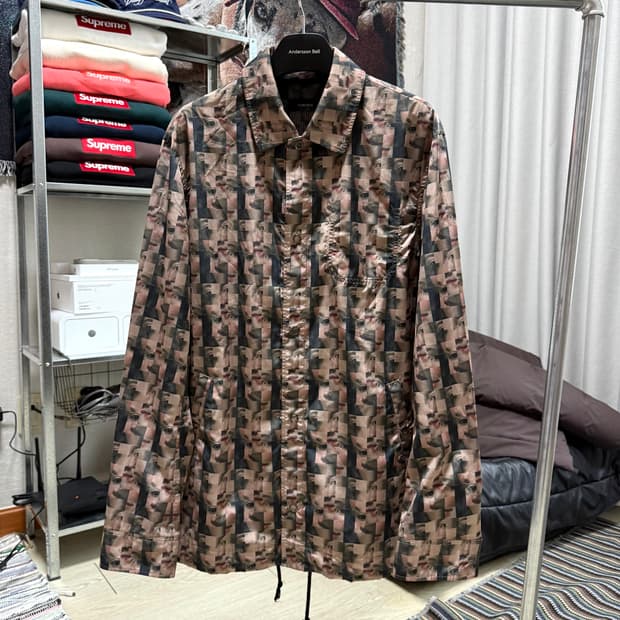 언더커버 모자이크 패턴 자켓