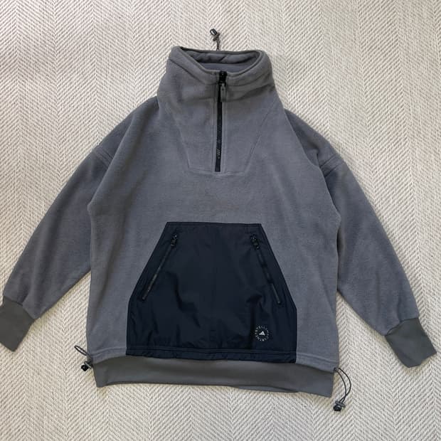 스텔라매카트닉 그레이 나일론 플리스 