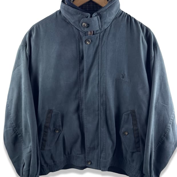 90S 플레이보이 빈티지 블루종 자켓2318