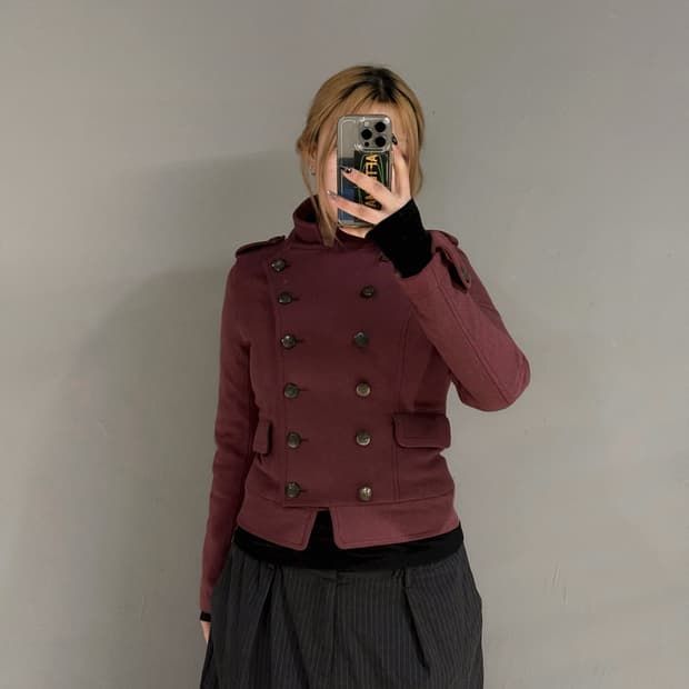 Napoleon double button short coat 