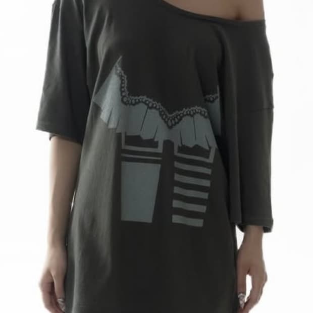 오스하이 Girl Over-Fit Tee Khaki