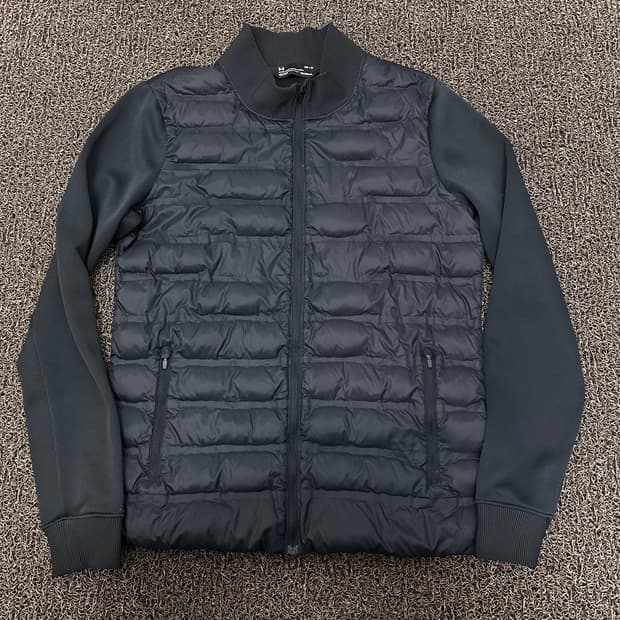 언더아머 기능성 콜드기어 하이브이드 패딩 점퍼 블랙 M