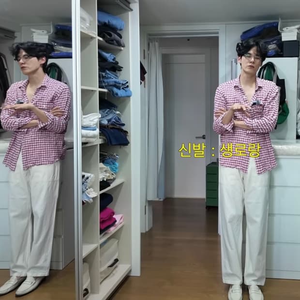 생로랑 로고 페니 로퍼 김원중 로퍼 새상품