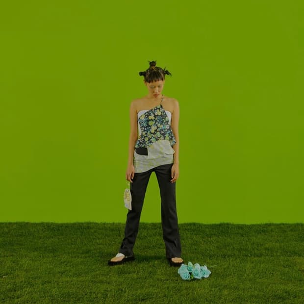 flower slip sleeveless top reversible