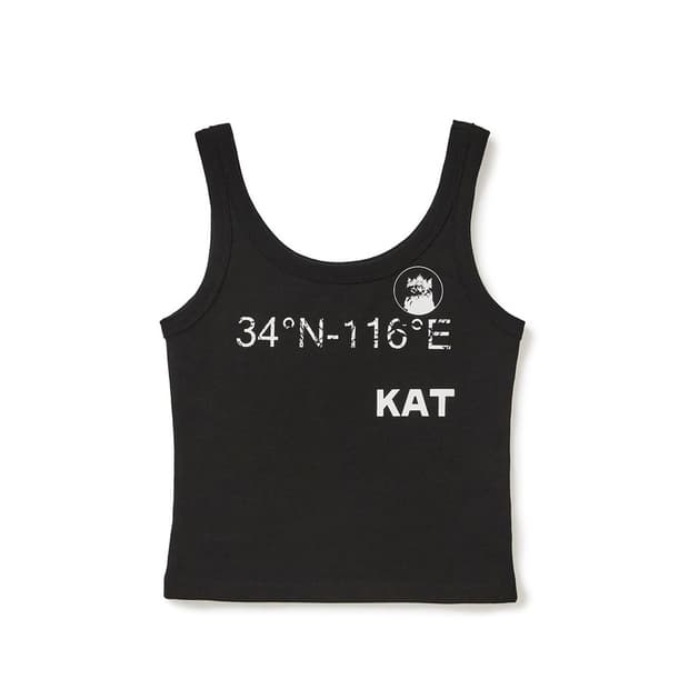 Lcdc KAT PRINT SLIM TANK TOP