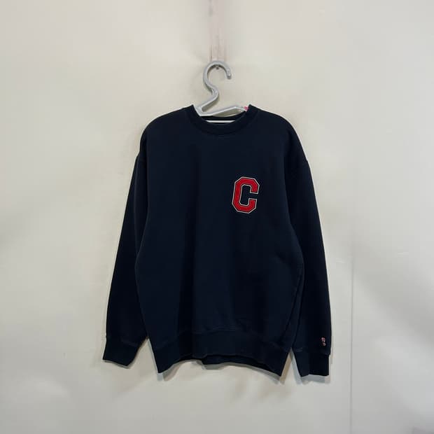 커버낫 남성 기모 맨투맨 M 네이비