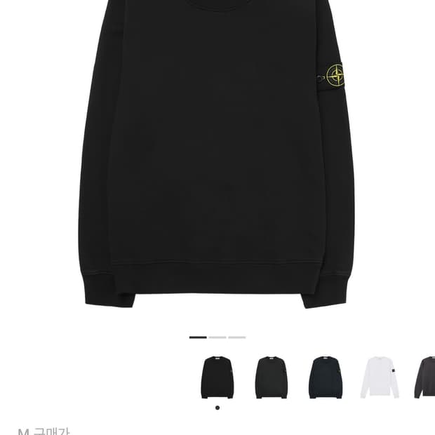 스톤아일랜드 맨투맨 25FW