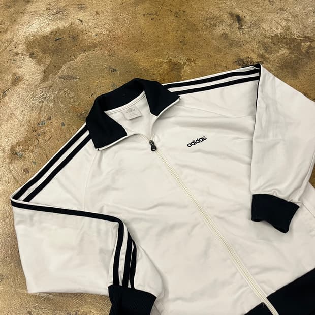 아디다스 흰검 져지 트랙탑 100
