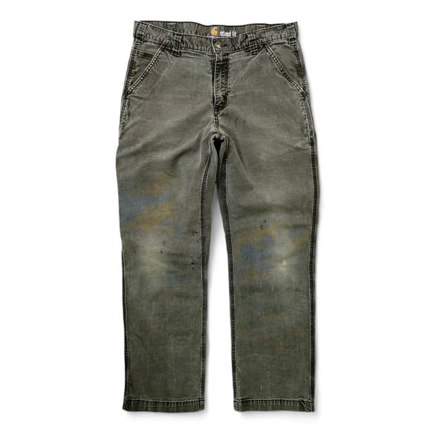 [34][칼하트] OG 릴렉스핏 파이브 포켓 페인트 워크팬츠 페이드 블랙