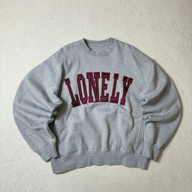 노앙 NOHANT Lonely 헤비코튼 오버 맨투맨 PN7306