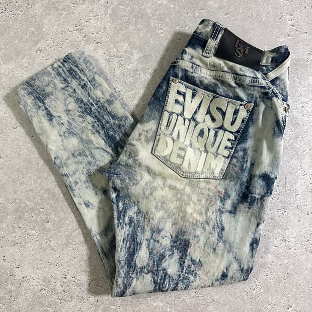 00s EVISU 유니크 데님 /708