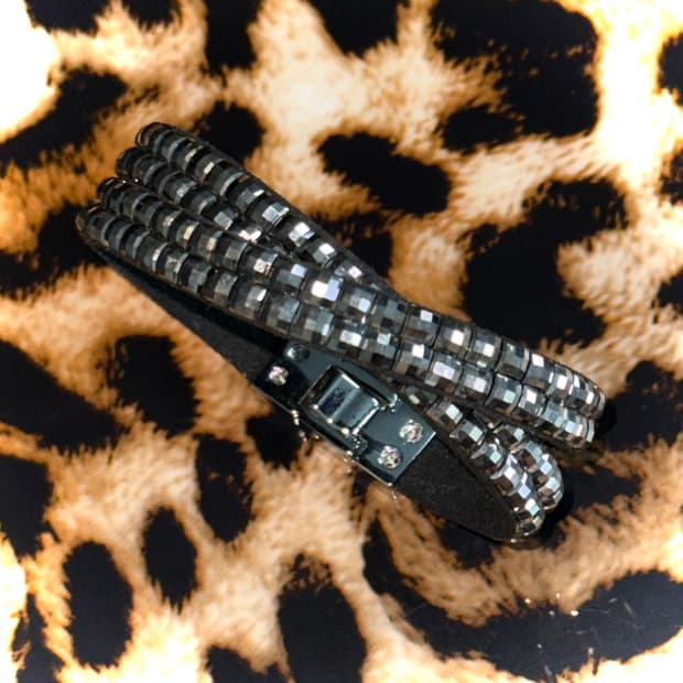 펑크 emo 스터드 큐빅 초커 뱅글 팔찌