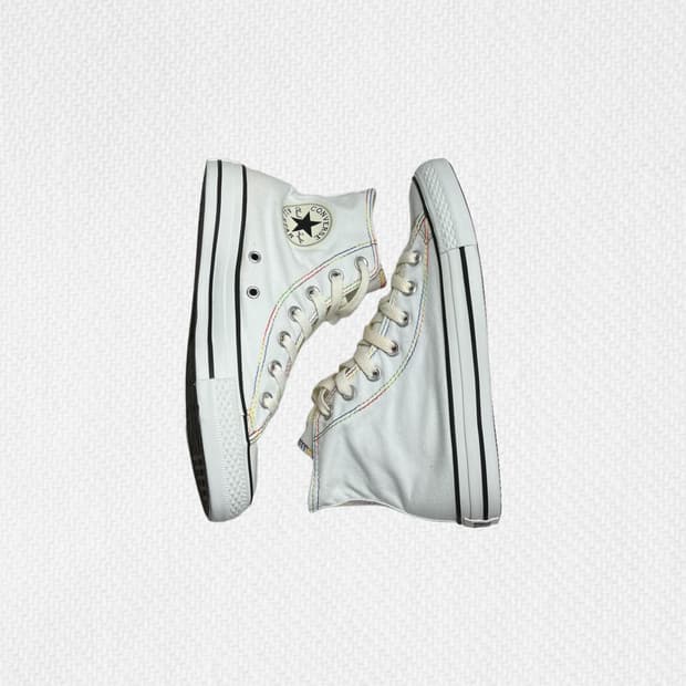 240 컨버스 척테일러 올스타 하이 레인보우 스티치